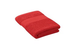 Obrázky: Červený bavlněný ručník 50x100cm