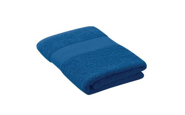 Obrázky: Královsky modrý bavlněný ručník 100 x 50 cm