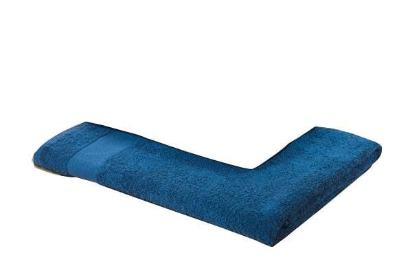 Obrázky: Královsky modrý bavlněný ručník 100 x 50 cm, Obrázek 2
