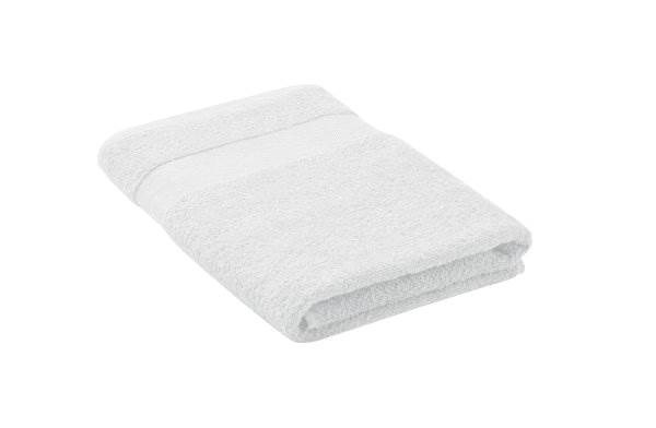 Obrázky: Bílý bavlněný ručník 140 x 70 cm