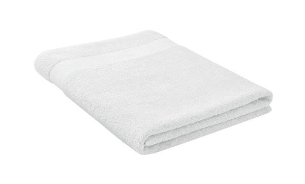 Obrázky: Bílý bavlněný ručník 180 x 100 cm
