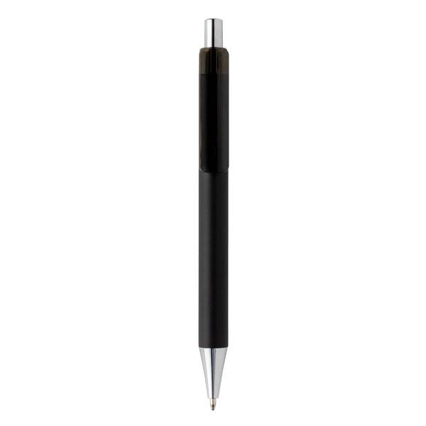 Obrázky: Černé pero X8 s pogumovaným povrchem