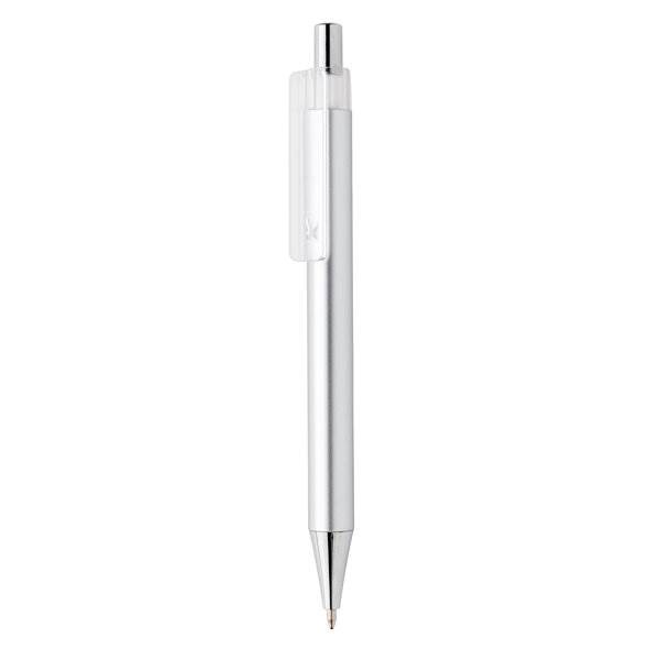 Obrázky: Stříbrné plastové metalické pero X8, Obrázek 2