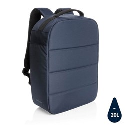 Obrázky: Modrý nedobytný batoh na notebook z RPET AWARE