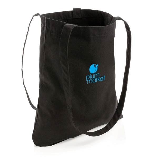 Obrázky: Nákupní černá taška z recyklované bavlny AWARE, Obrázek 3