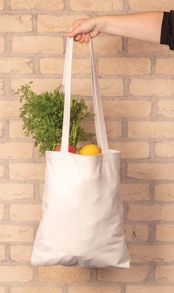 Obrázky: Nákupní přírodní taška 330g z recyklované bavlny AWARE, Obrázek 2