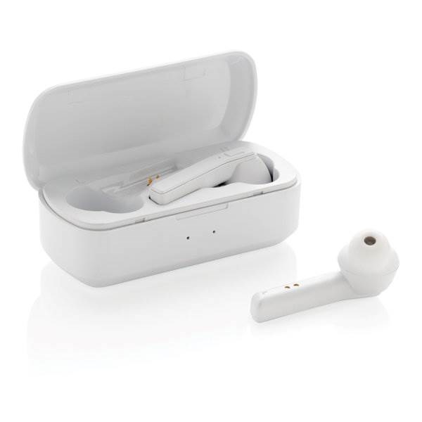 Obrázky: TWS bílá bezdrátová sluchátka v nabíjecí krabičce, Obrázek 5