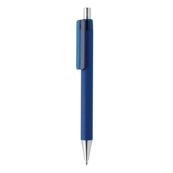 Obrázky: Tmavě modré pero X8 s pogumovaným povrchem, Obrázek 4