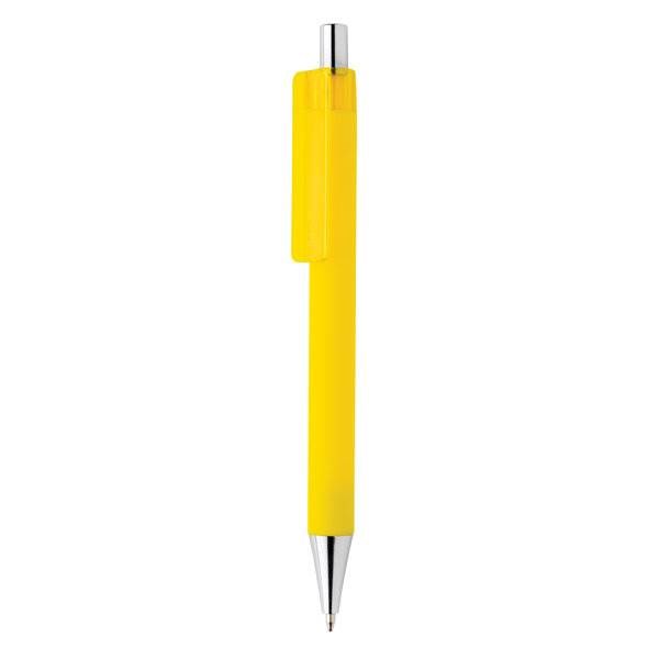 Obrázky: Žluté pero X8 s pogumovaným povrchem, Obrázek 3