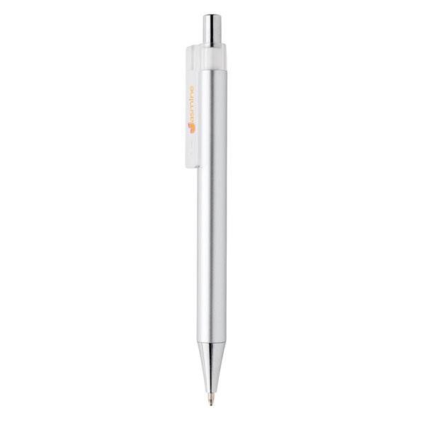 Obrázky: Stříbrné plastové metalické pero X8, Obrázek 6