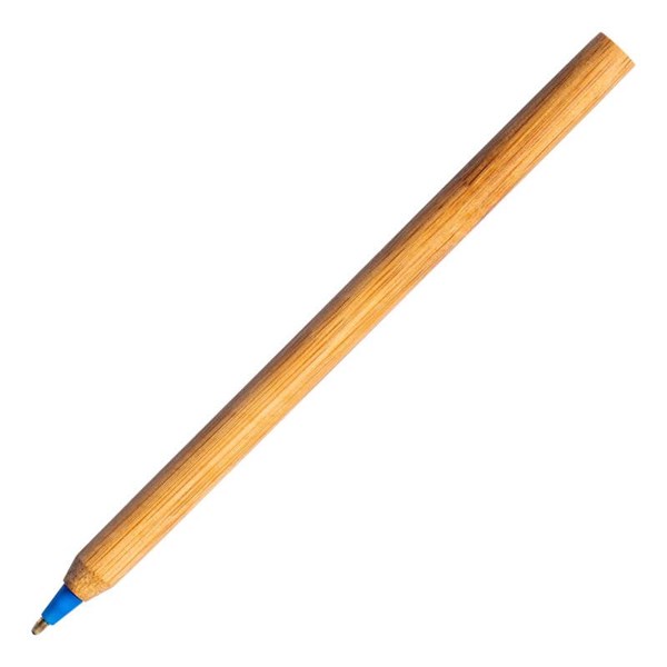 Obrázky: Kuličkové pero z bambusu, modré, Obrázek 2