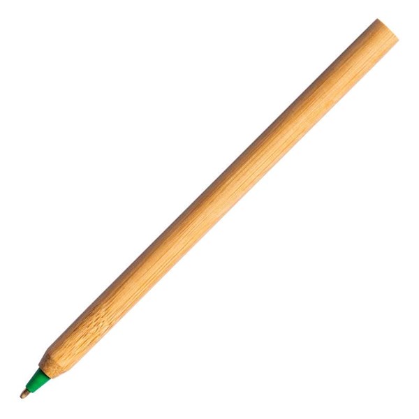 Obrázky: Kuličkové pero z bambusu, zelené, Obrázek 2