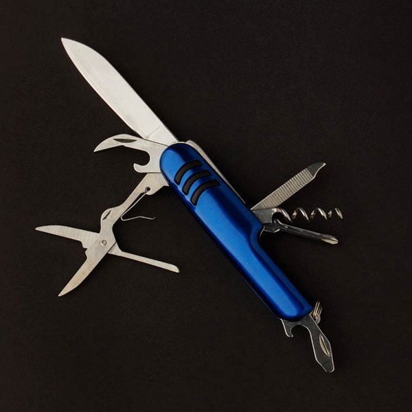 Obrázky: Modrá sada svítilny a kapesního nože s 9 funkcemi, Obrázek 8