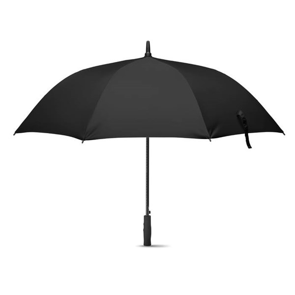 Obrázky: Manuální větruvzdorný černý deštník