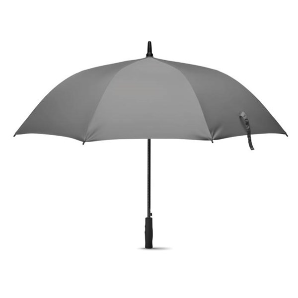 Obrázky: Manuální větruvzdorný šedý deštník