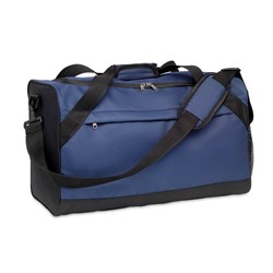 Obrázky: Sportovní nebo cestovní modro-černá RPET taška