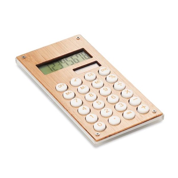 Obrázky: 8mi místná bambusová kalkulačka