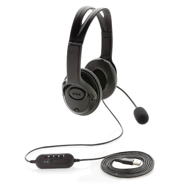 Obrázky: Kancelářský headset s mikrofonem