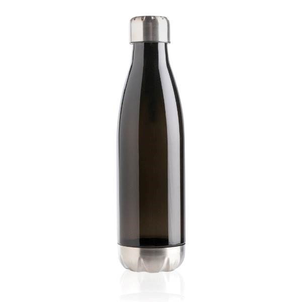 Obrázky: Nepropustná láhev s nerezovým uzávěrem 500ml,černá
