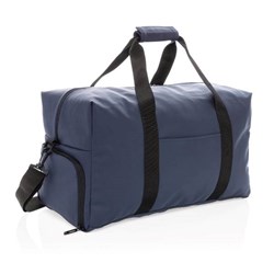 Obrázky: Víkendová taška z hladkého PU, modrá