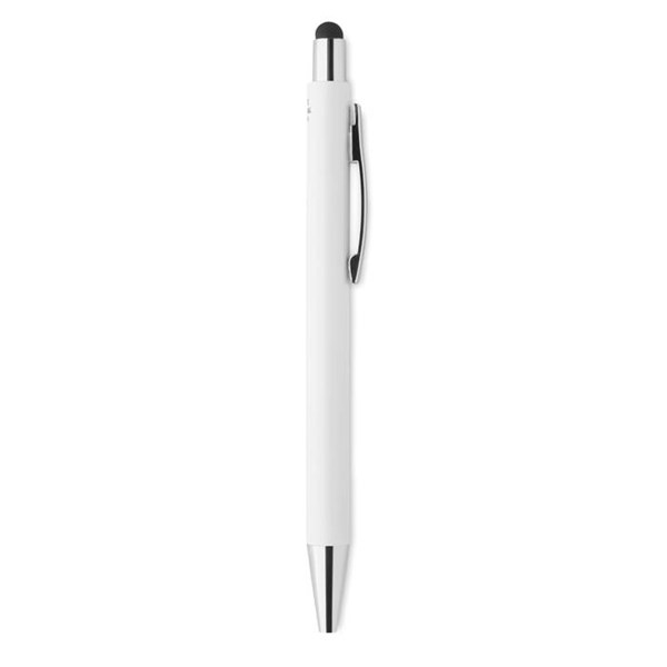 Obrázky: Antibakteriální bílé plastové pero se stylusem, Obrázek 4