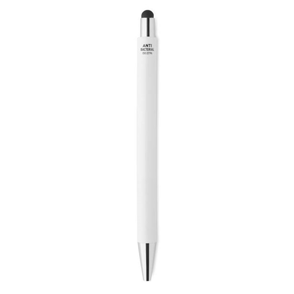 Obrázky: Antibakteriální bílé plastové pero se stylusem, Obrázek 5