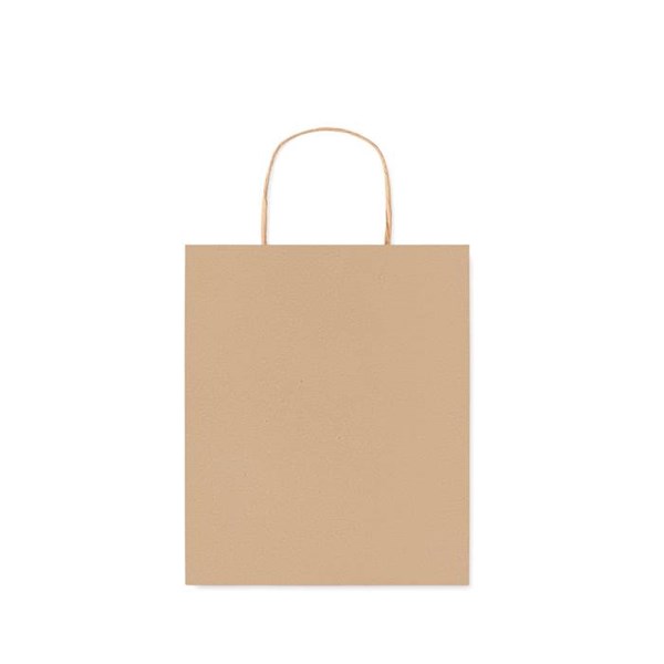 Obrázky: Papírová taška přírodní 18x8x21cm,kroucená držadla, Obrázek 3