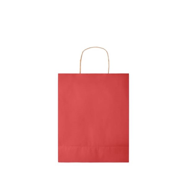 Obrázky: Papírová taška červená 25x11x32cm,kroucená držadla, Obrázek 7