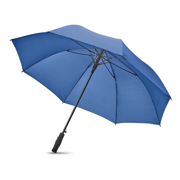 Obrázky: Manuální větruvzdorný černý deštník, Obrázek 2