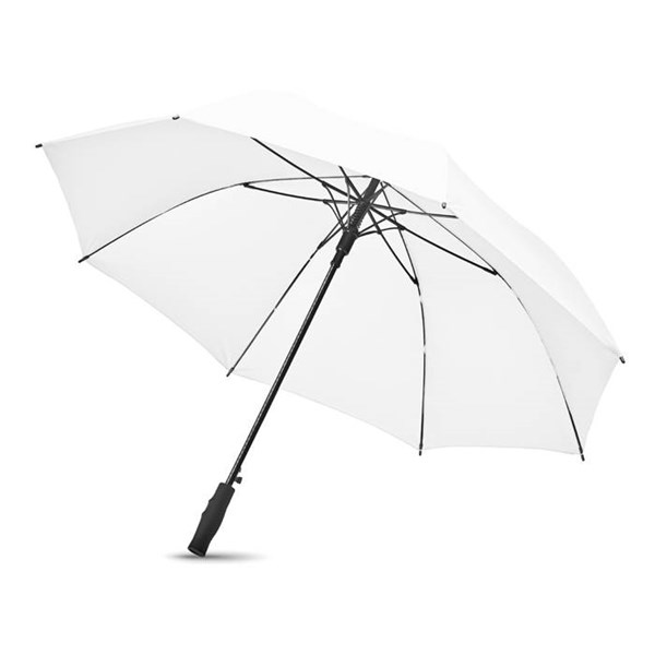 Obrázky: Manuální větruvzdorný bílý deštník, Obrázek 4