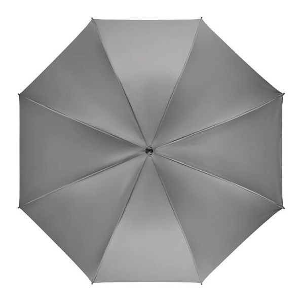 Obrázky: Manuální větruvzdorný šedý deštník, Obrázek 4