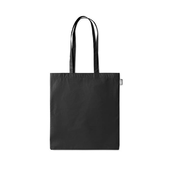 Obrázky: Černá nákupní taška z netkaného RPET laminovaná, Obrázek 2