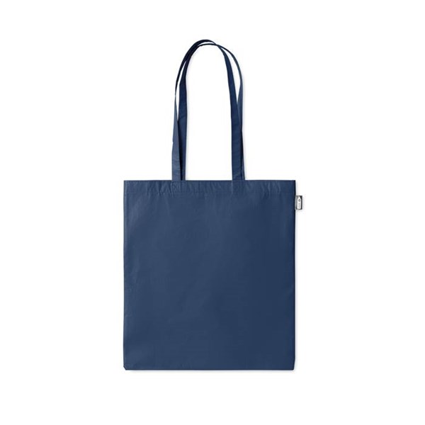 Obrázky: Tm. modrá laminovaná nákupní taška z netkaného RPET, Obrázek 2
