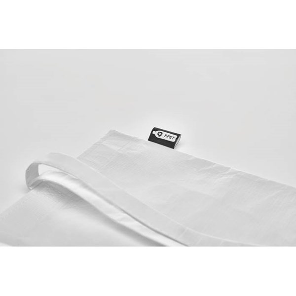 Obrázky: Bílá laminovaná nákupní taška z netkaného RPET, Obrázek 3