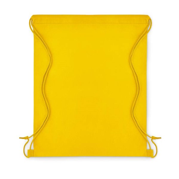 Obrázky: Jednoduchý žlutý batoh z netkané textilie, Obrázek 2