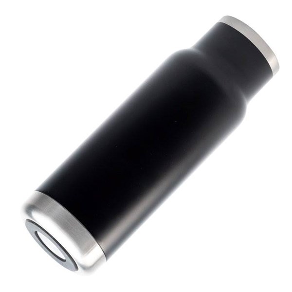 Obrázky: Černá kovová termoska 530 ml s designovou rukojetí, Obrázek 7
