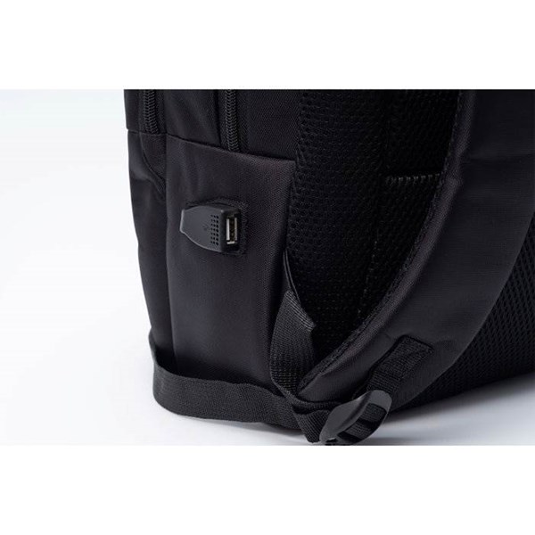 Obrázky: Černý batoh 19l na notebook s usb zásuvkou, Obrázek 5