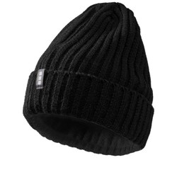 Obrázky: Černá zimní pletená čepice ELEVATE