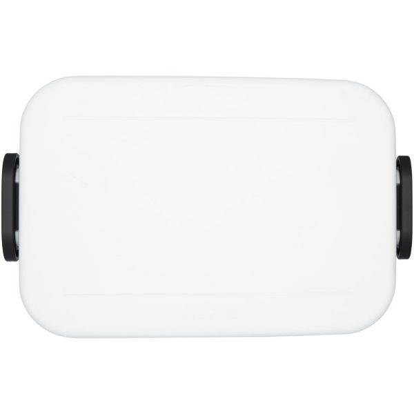 Obrázky: Střední plastový obědový box bílý, Obrázek 2