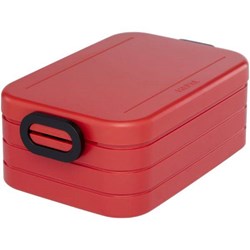 Obrázky: Střední plastový obědový box červený