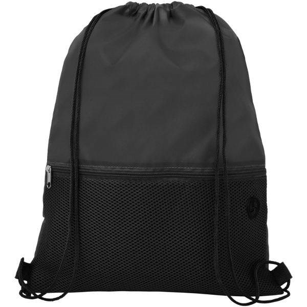 Obrázky: Černý batoh, 1 kapsa na zip, průvlek sluchátka, Obrázek 4