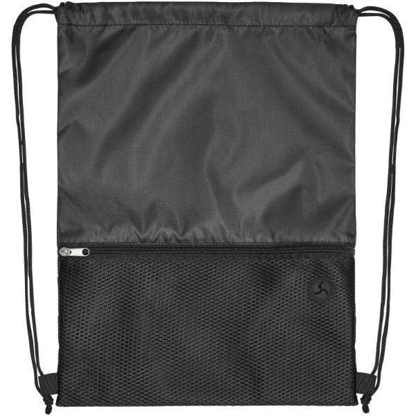 Obrázky: Černý batoh, 1 kapsa na zip, průvlek sluchátka, Obrázek 5