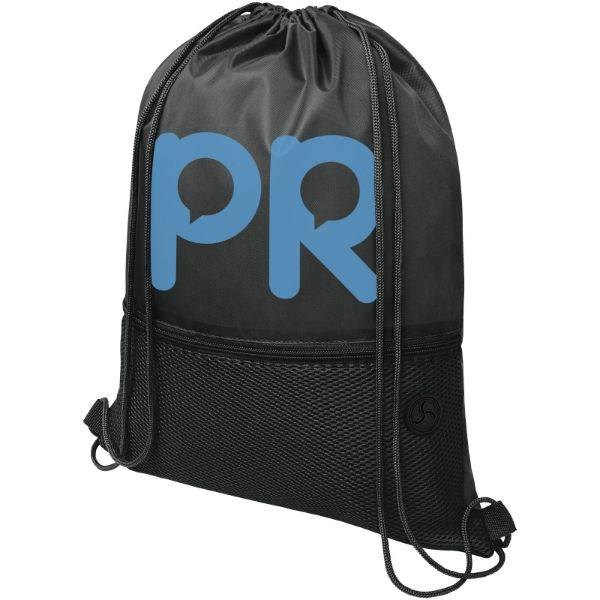 Obrázky: Černý batoh, 1 kapsa na zip, průvlek sluchátka, Obrázek 8
