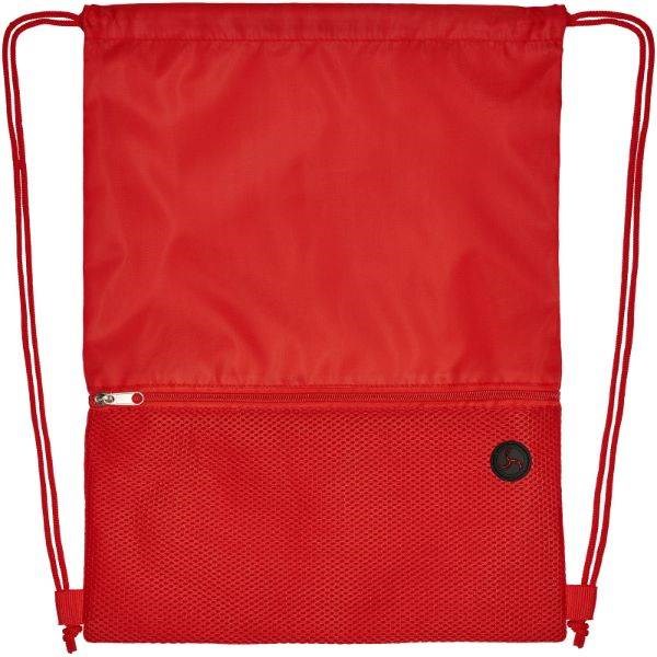 Obrázky: Červený batoh, 1 kapsa na zip, průvlek sluchátka, Obrázek 5