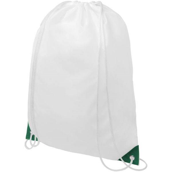 Obrázky: Bílý batoh se zelenými rohy