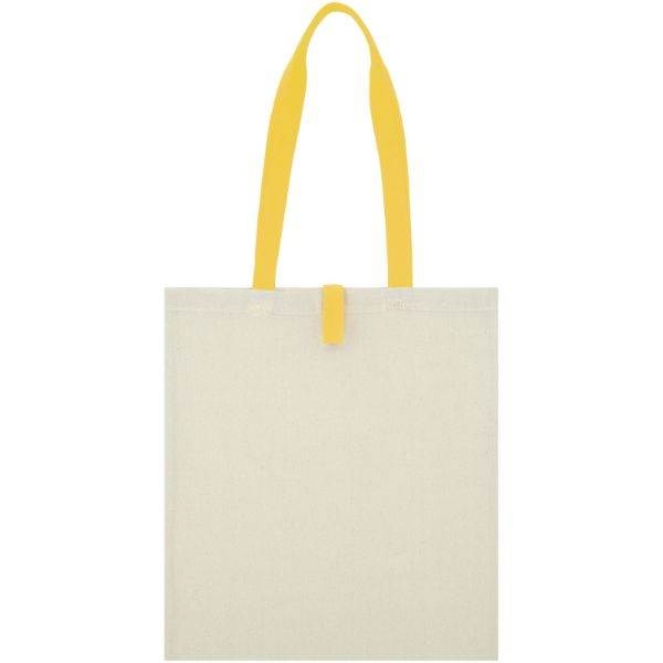 Obrázky: Přírodní nákupní taška, žluté držadla, BA 100g, Obrázek 7