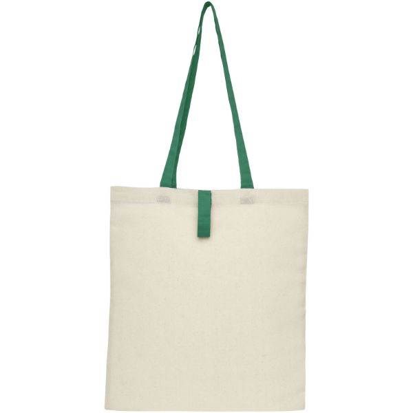 Obrázky: Přírodní nákupní taška, zelené držadla, BA 100g, Obrázek 6