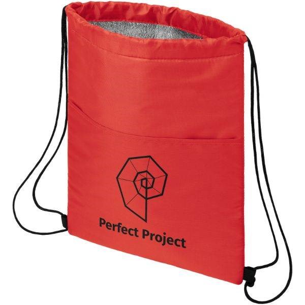 Obrázky: Červená chladicí taška/batoh na 12 plechovek, Obrázek 5