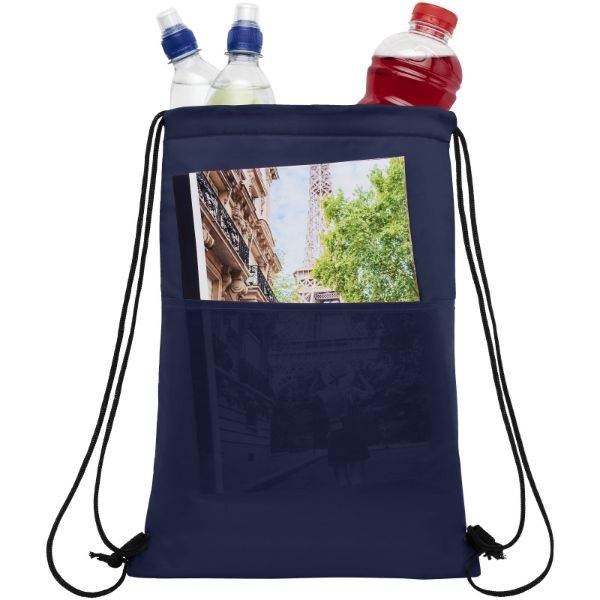Obrázky: Námořně modrá chladicí taška/batoh na 12 plechovek, Obrázek 3