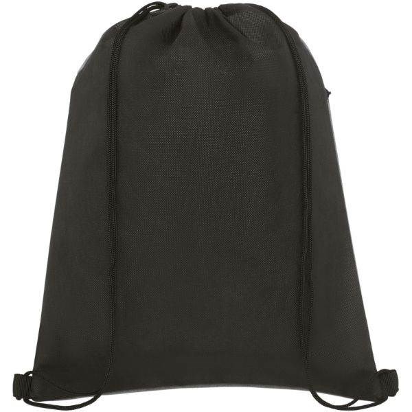 Obrázky: Šedo/černý melanž batoh s kapsou na zip, Obrázek 2
